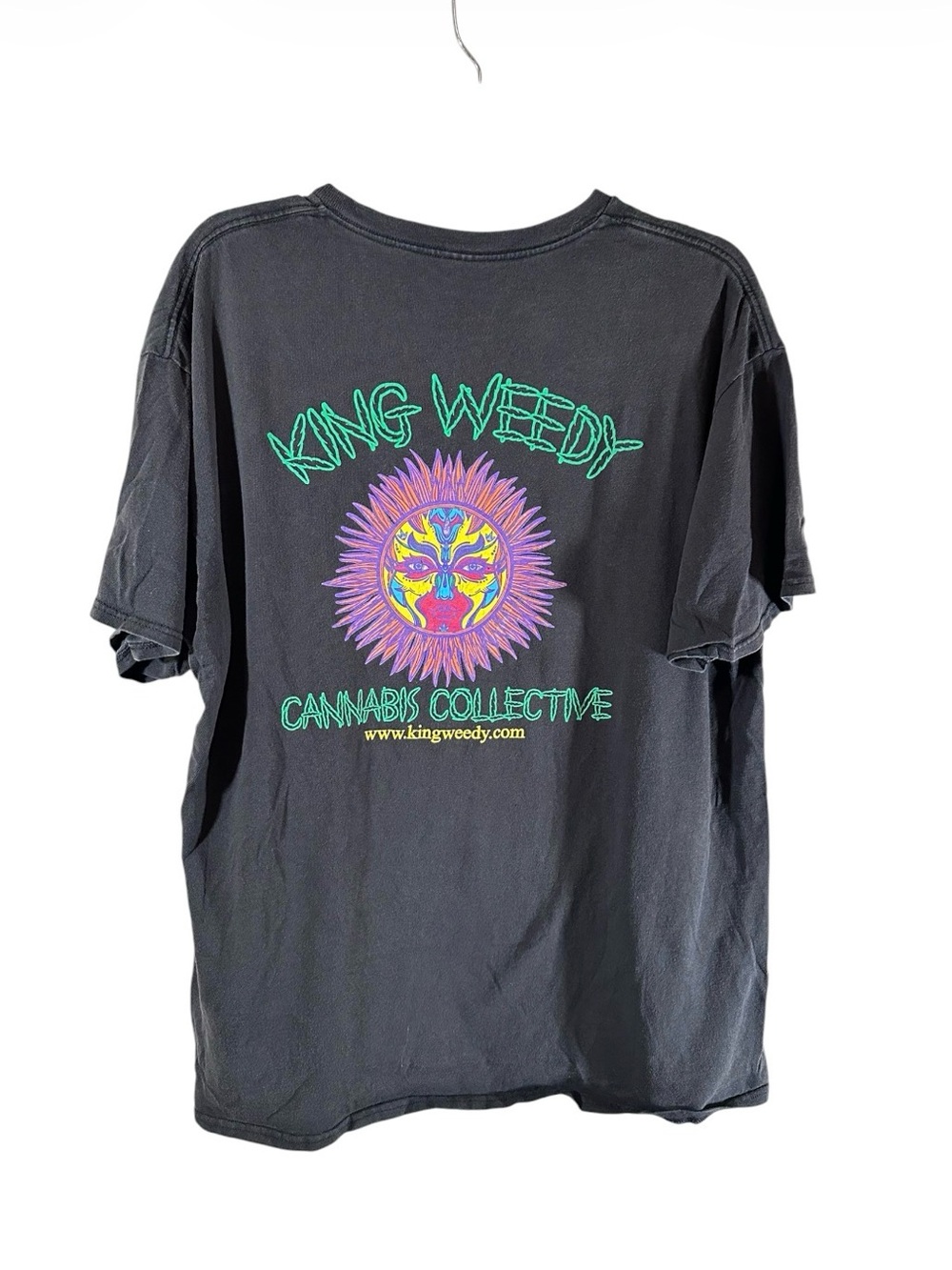 Vintage King Weedy DC collective Sun black t shirt size men’s XL